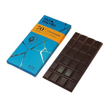 Шоколад на Меду “Гурмэ” горький 70% какао 70г Со специями